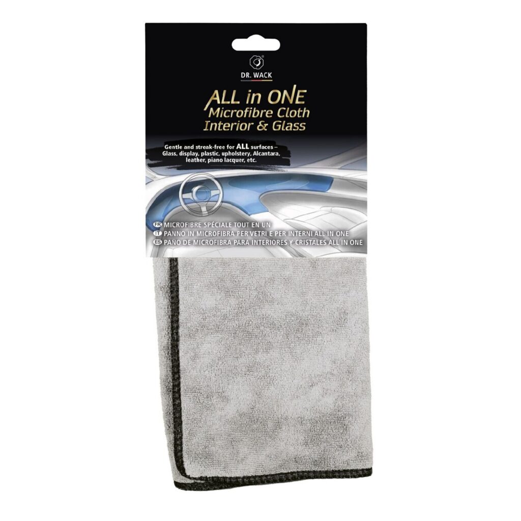 Dr. Wack All in One Interior & Glass Microfiber – Универсална микрофибърна кърпа за интериор и стъкла