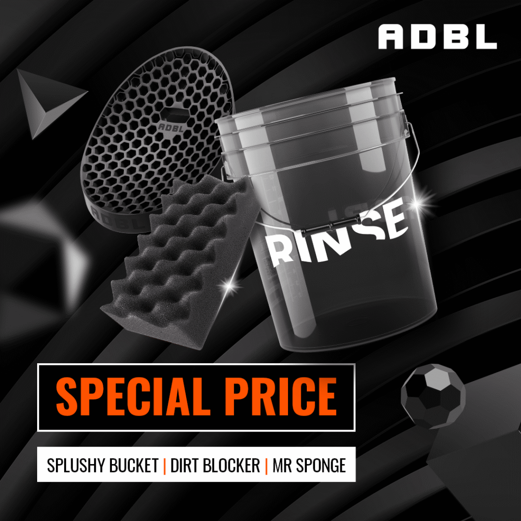 ADBL SPLUSHY BUCKET SET LIMITED!!! – Лимитиран сет от кофа за изплакване, грит гард и гъба
