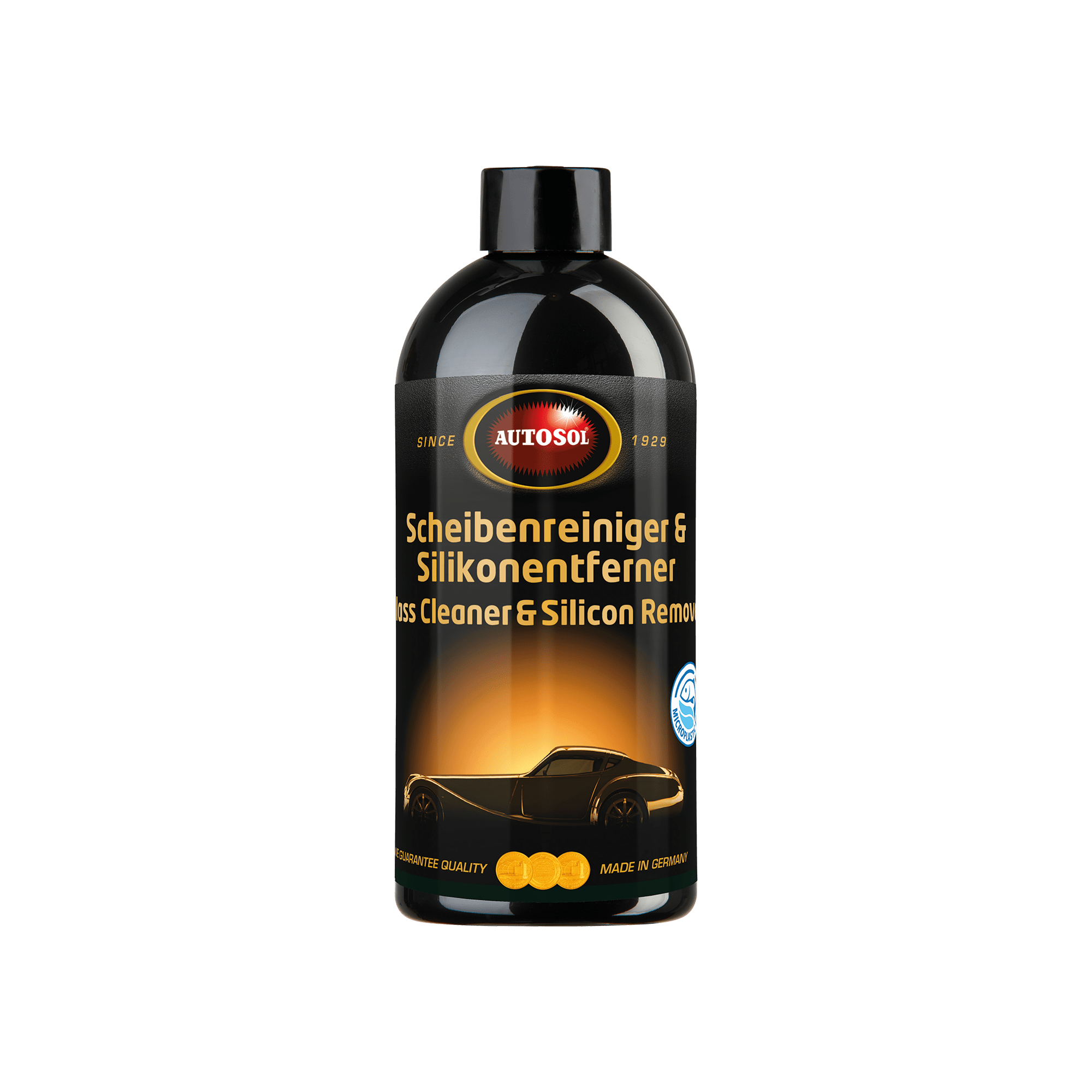 Autosol Glass Cleaner & Silicon Remover 500ml – Течност за чистачки, почистваща системата на пръскачките
