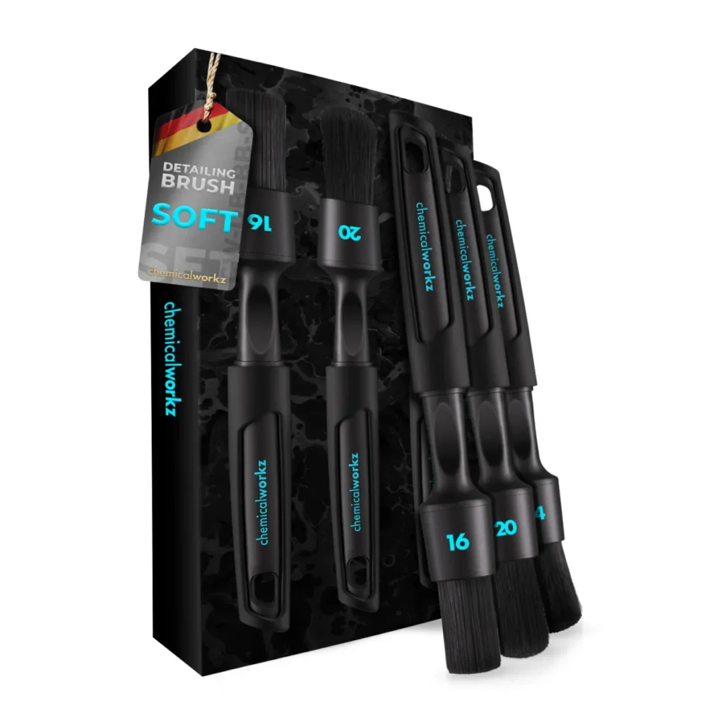 chemicalworkz Black Boar Detailing Brush Set – Комплект кръгли екстериорни детайлинг четки