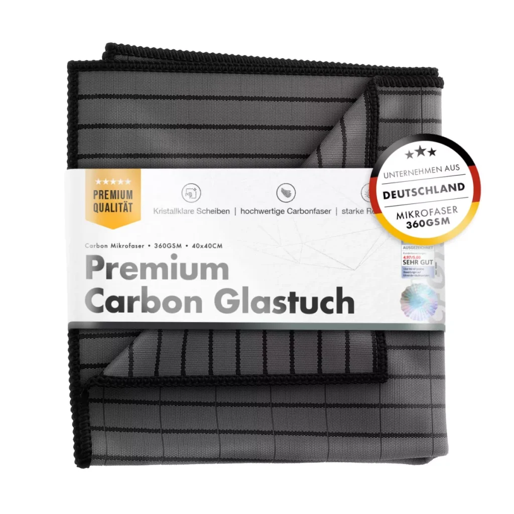 chemicalworkz Carbon Fiber Glass Towel 360GSM 40×40cm – Карбонова кърпа за стъкла