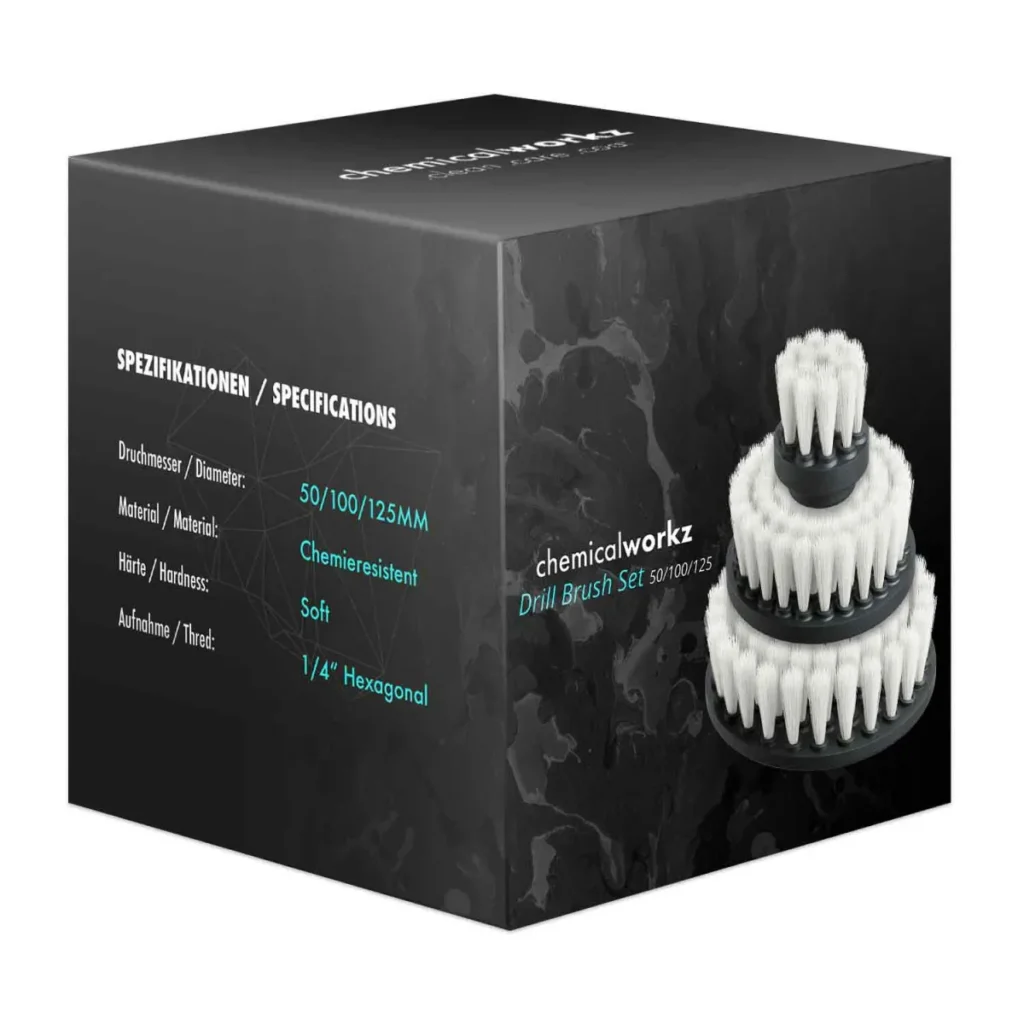 chemicalworkz Drill Brush Set – Комплект меки четки за винтоверт