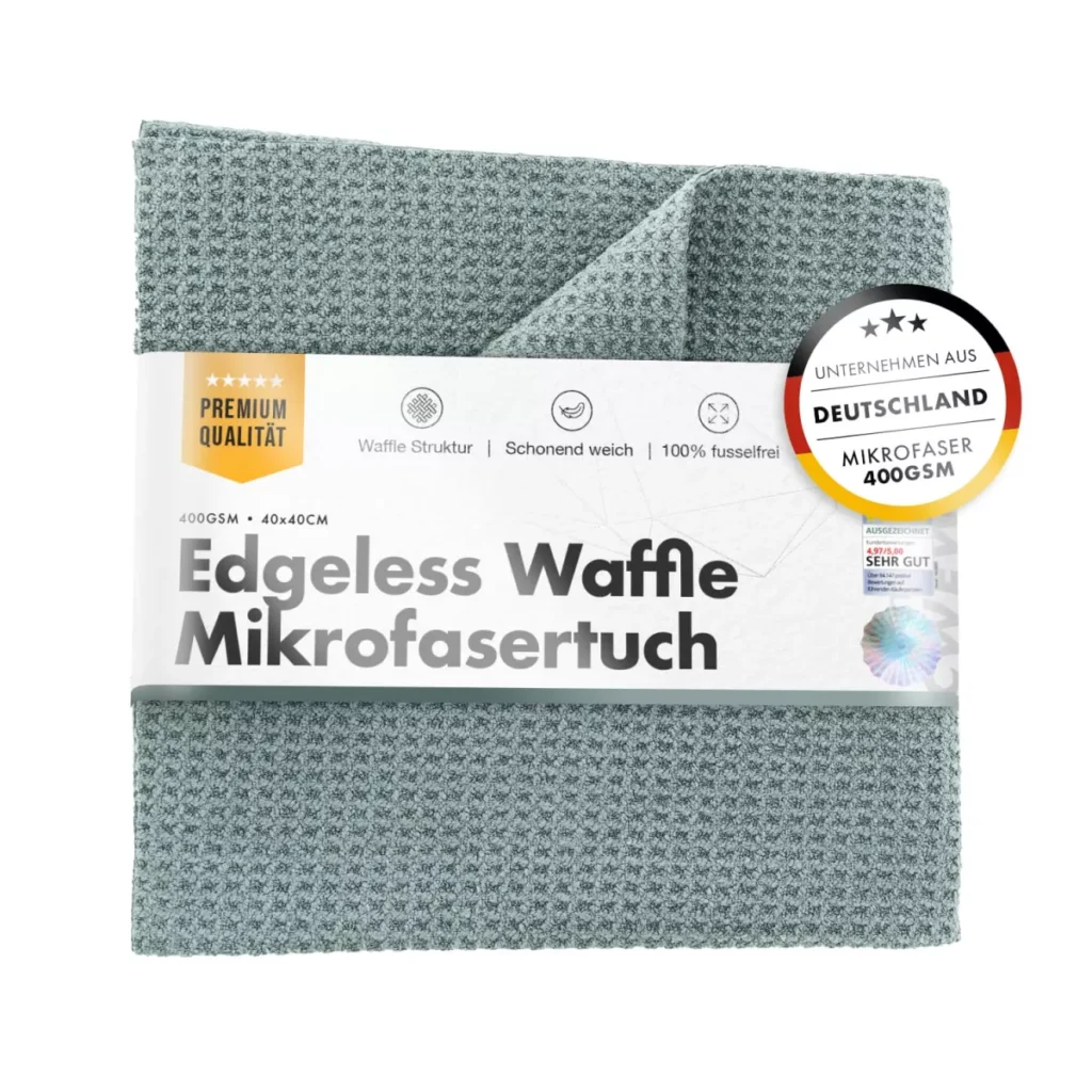 chemicalworkz Edgeless Waffle Towel 400GSM 40x40cm – Безшевна вафлена кърпа за стъкла