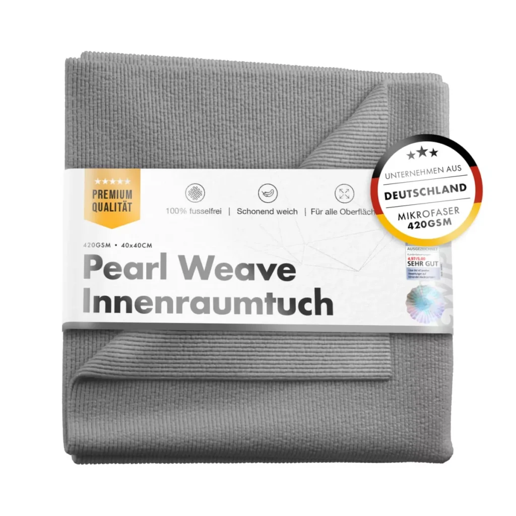 chemicalworkz Interior Pearl Weave Towel 420GSM grey 40x40cm – Интериорен микрофибър