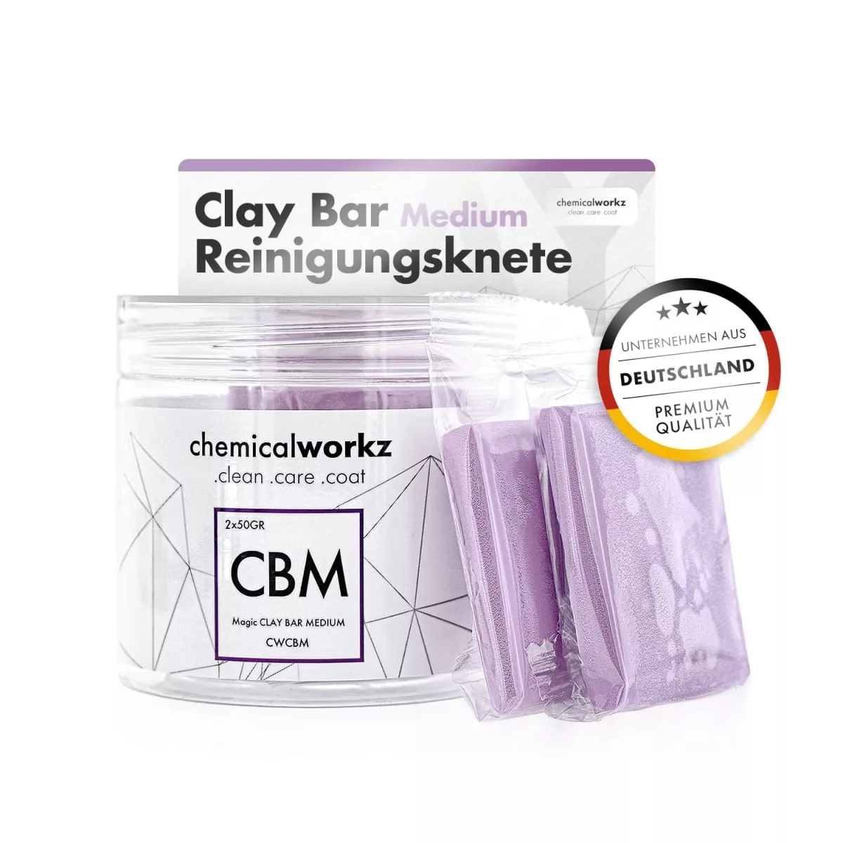 chemicalworkz Magic Clay Bar 2×50g – Клей бар 2х50гр.
