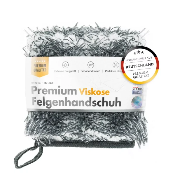 chemicalworkz Wheel Mitt 1400GSM Grey 15×15cm – Ръкавица за почистване на джанти