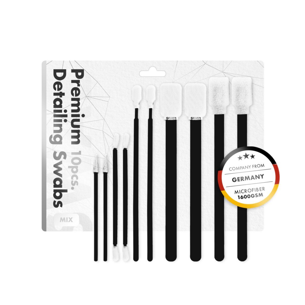 chemicalworkz Detailing Swabs Set 10pcs. – Детайлинг четки за малки пространства 10 броя